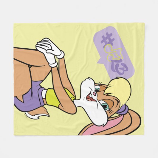 Lola Sitting Fleece Deken (Voorkant (Horizontaal))