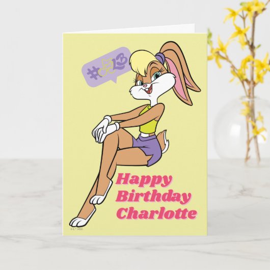 Lola Sitting Kaart (Gele Bloem)