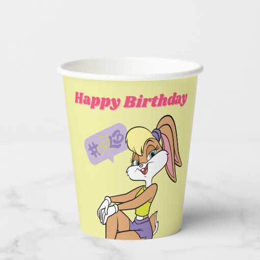 Lola Sitting Papieren Bekers (Achterkant)