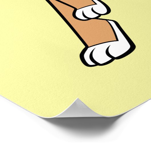 Lola Sitting Poster (Hoek)