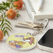 Lola Sitting Sleutelhanger (Voorkant Rechts)