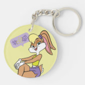 Lola Sitting Sleutelhanger (Achterkant)