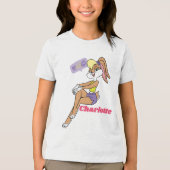 Lola Sitting Tri-Blend Shirt (Voorkant)