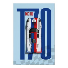 Lola T70 No.14 Valvoline Top Tribute Perfect Poster