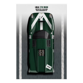 Lola T70 P1 Nurburgring 1967 Perfect Poster