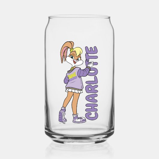 Lola TUNE SQUAD™ Varsity Heart Blikvorm Glas (Voorkant)
