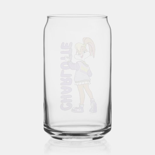 Lola TUNE SQUAD™ Varsity Heart Blikvorm Glas (Achterkant)