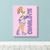 Lola TUNE SQUAD™ Varsity Heart Canvas Afdruk (Insitu (Houten vloer))