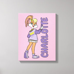 Lola TUNE SQUAD™ Varsity Heart Canvas Afdruk