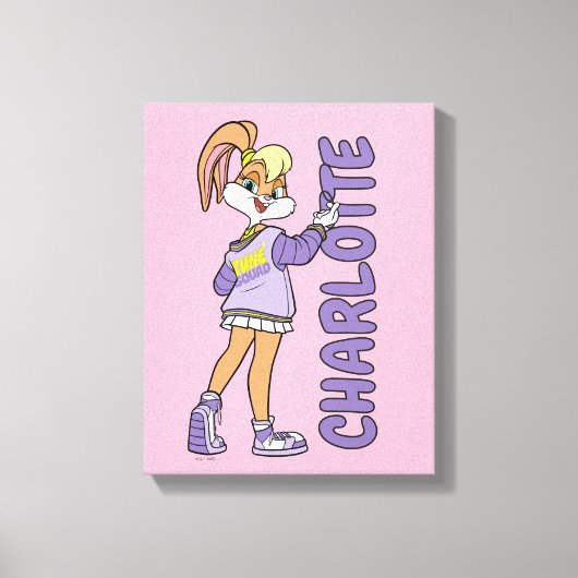 Lola TUNE SQUAD™ Varsity Heart Canvas Afdruk (Voorkant)