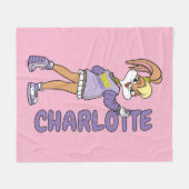 Lola TUNE SQUAD™ Varsity Heart Fleece Deken (Voorkant (Horizontaal))