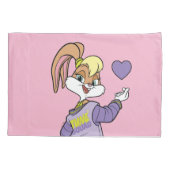 Lola TUNE SQUAD™ Varsity Heart Kussensloop (Achterkant)