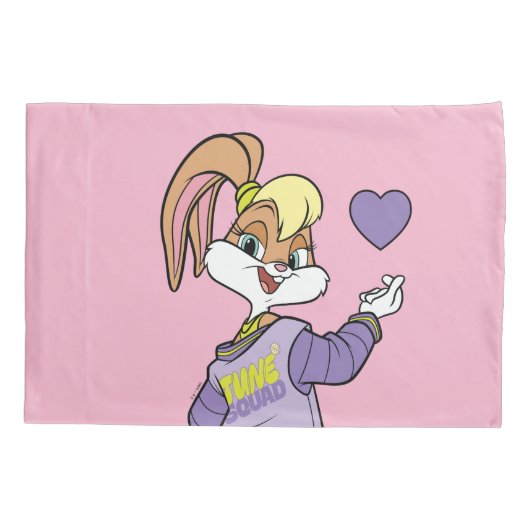 Lola TUNE SQUAD™ Varsity Heart Kussensloop (Achterkant)