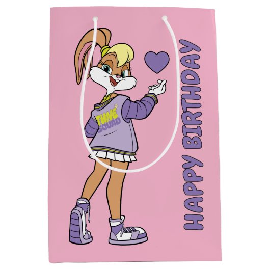 Lola TUNE SQUAD™ Varsity Heart Medium Cadeauzakje (Voorkant)