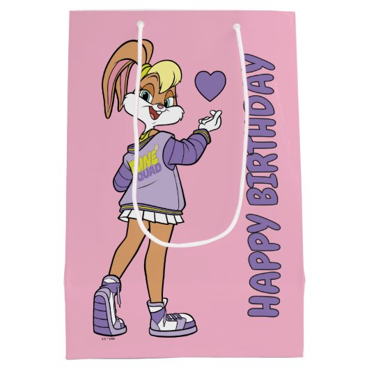 Lola TUNE SQUAD™ Varsity Heart Medium Cadeauzakje (Achterkant)