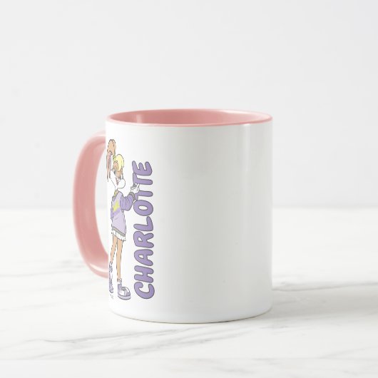 Lola TUNE SQUAD™ Varsity Heart Mok (Voorkant links)