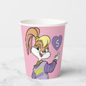 Lola TUNE SQUAD™ Varsity Heart Papieren Bekers (Achterkant)