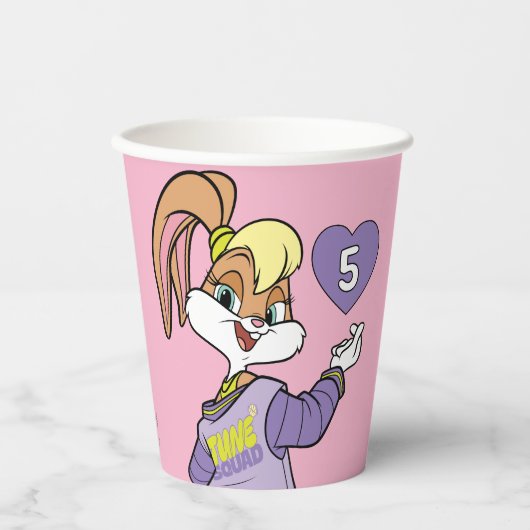 Lola TUNE SQUAD™ Varsity Heart Papieren Bekers (Voorkant)