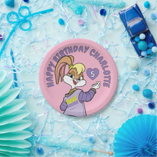 Lola TUNE SQUAD™ Varsity Heart Papieren Bordje (Feest)