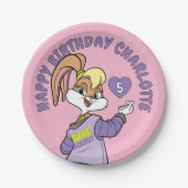 Lola TUNE SQUAD™ Varsity Heart Papieren Bordje (Voorkant)