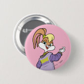 Lola TUNE SQUAD™ Varsity Heart Ronde Button 5,7 Cm (Voorkant /achterkant)