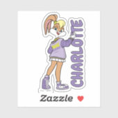 Lola TUNE SQUAD™ Varsity Heart Sticker (Vel)