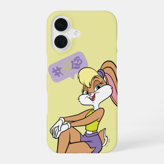 Lola zittend iPhone 16 hoesje (Achterkant)