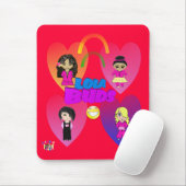 lolabudshearts mousepad muismat (Met muis)