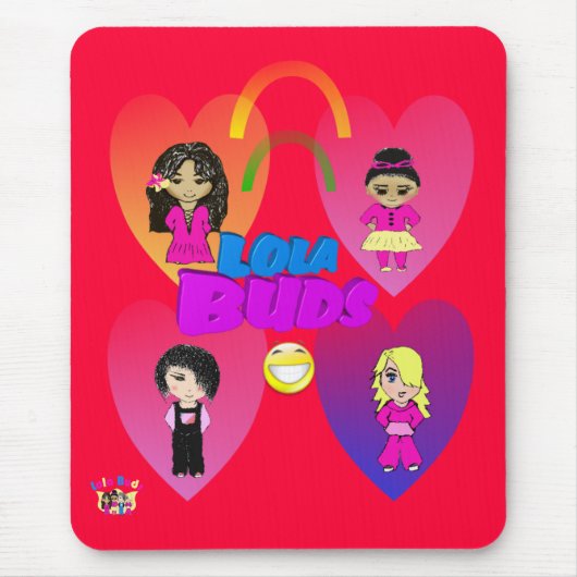 lolabudshearts mousepad muismat (Voorkant)