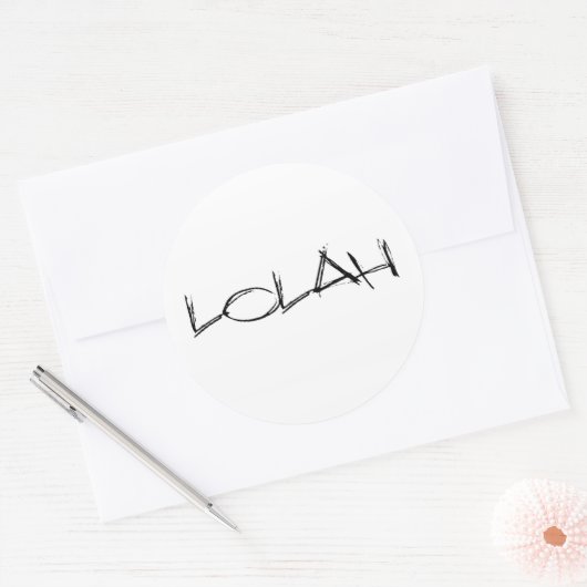 lolah pasties ronde sticker (Envelop)
