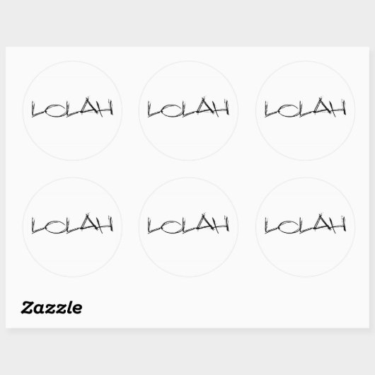 lolah pasties ronde sticker (Vel)