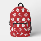 Lolailo 12 Vrolijk Kerstfeest/Feliz Navidad Bedrukte Rugzak (Voorkant)
