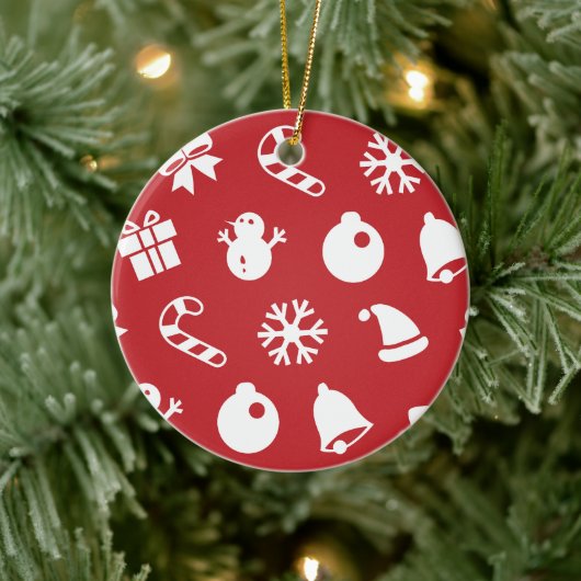 Lolailo 12 Vrolijk Kerstfeest/Feliz Navidad Keramisch Ornament (Boom)