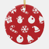 Lolailo 12 Vrolijk Kerstfeest/Feliz Navidad Keramisch Ornament (Voorkant)