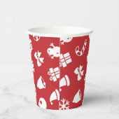 Lolailo 12 Vrolijk Kerstfeest/Feliz Navidad Papieren Bekers (Rechts)