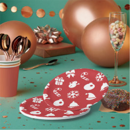 Lolailo 12 Vrolijk Kerstfeest/Feliz Navidad Papieren Bordje