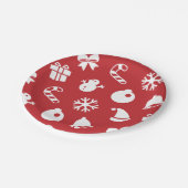 Lolailo 12 Vrolijk Kerstfeest/Feliz Navidad Papieren Bordje (Gekanteld)