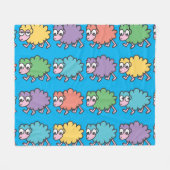 Lolailo 15 die zei bijen fleece deken (Voorkant (Horizontaal))