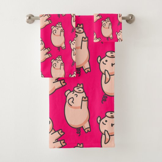 Lolailo 19 Oink Bad Handdoek (Insitu)