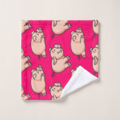 Lolailo 19 Oink Bad Handdoek (Wasdoekje)