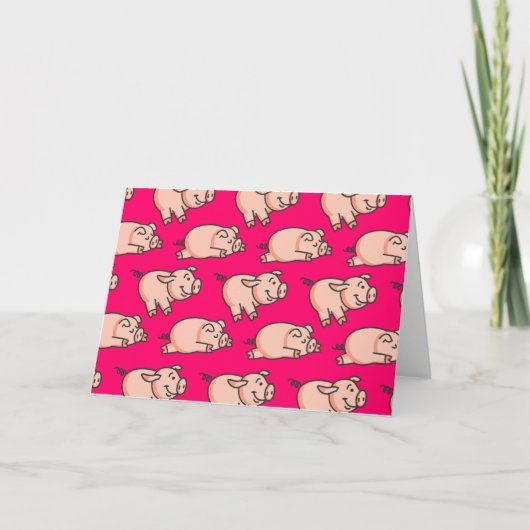 Lolailo 19 Oink Bedankkaart (Voorkant)