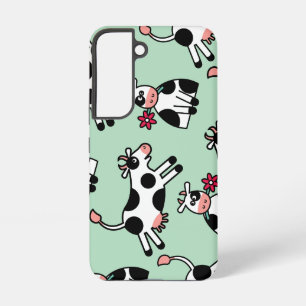 Lolailo 22 Flower Power Koe Samsung Galaxy Hoesje