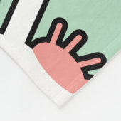 Lolailo 22 Koe van het stroomverbruik Fleece Deken (Hoek)