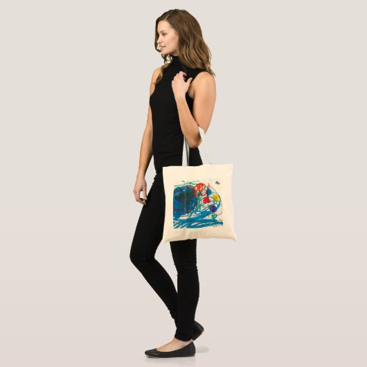 Lola's Basquiat inspired art Tote Bag (Voorkant (model))