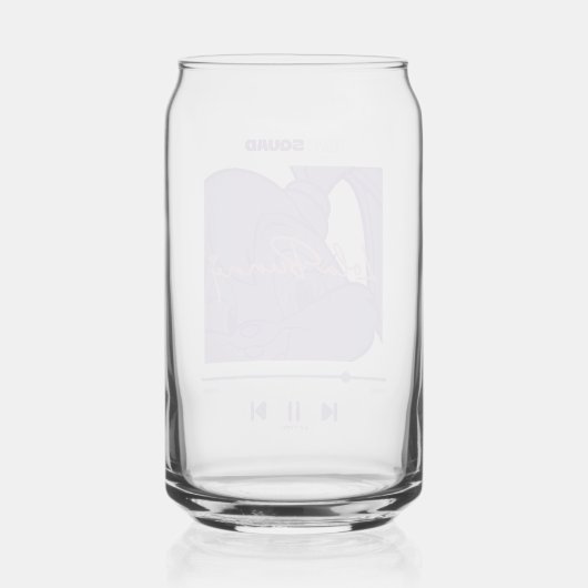 Lola's muziekspeler blikvorm glas (Achterkant)