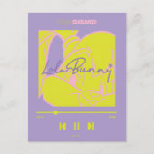 Lola's muziekspeler briefkaart (Voorkant)