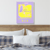 Lola's muziekspeler canvas afdruk (Insitu (Slaapkamer))