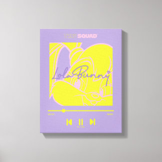 Lola's muziekspeler canvas afdruk