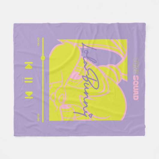 Lola's muziekspeler fleece deken (Voorkant (Horizontaal))