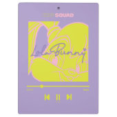 Lola's muziekspeler klembord (Achterkant)